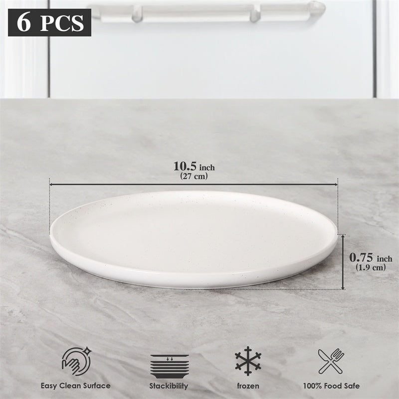 (6 pack) Stone Plate - Microwave friendly