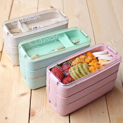 Multi Sectional Lunch Box Microwavable