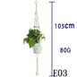 Flower Pot Net Bag Beige Cotton Rope Indoor Plant Hanger Hanging Basket Sling