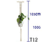 Flower Pot Net Bag Beige Cotton Rope Indoor Plant Hanger Hanging Basket Sling