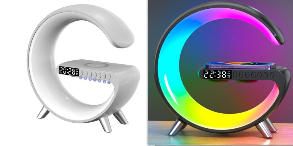 Smart LED Lamp w/ Wireless Charging Station & Bluetooth Speaker