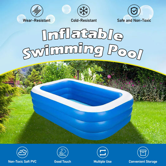 "Premium Indoor/Outdoor Children's Inflatable Swimming Pool for Endless Fun!"